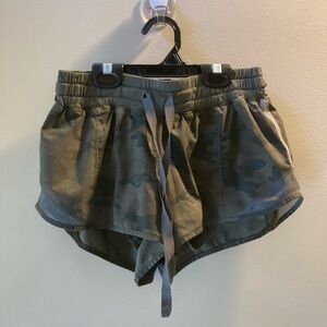 Lululemon Camo Green Shorts